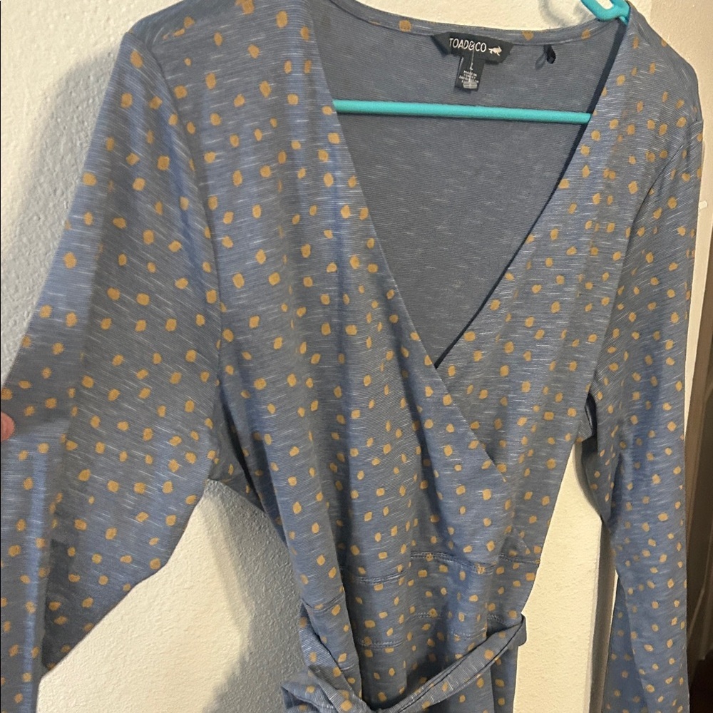 Toad & Co Cue Wrap Long Sleeve Dress - Picture 4 of 4